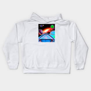 Trippy Space Voyage Kids Hoodie